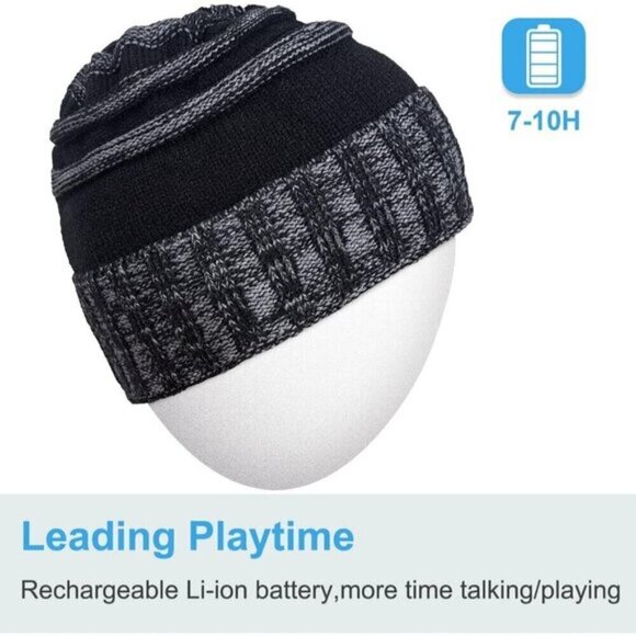 Rotibox Bluetooth Beanie Hat Wireless Headphone for Winter Sports & Gifts main image 5